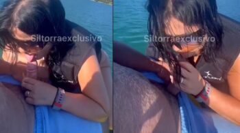 Sil Torra aparece em um vídeo em que está fazendo um blowjob em um jet ski.