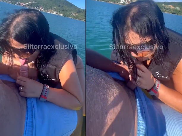 Sil Torra aparece em um vídeo em que está fazendo um blowjob em um jet ski.