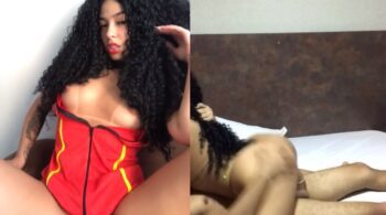 Mirian Gabriela causando no TikTok com um vídeo picante.