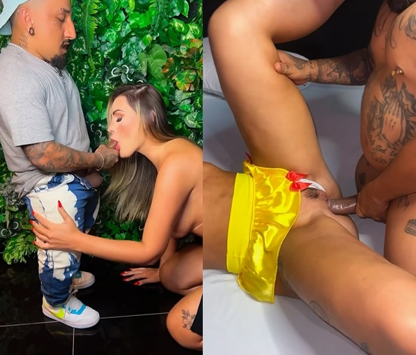 Andressa Urach é filmada tendo relações íntimas com o ator anão Pistolinha.