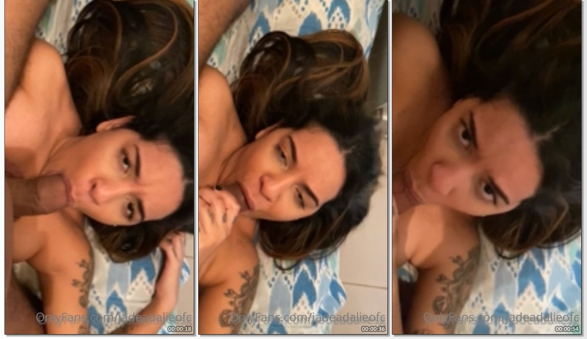 Jade Adalie fudendo gostoso oral em um cara bem dotado