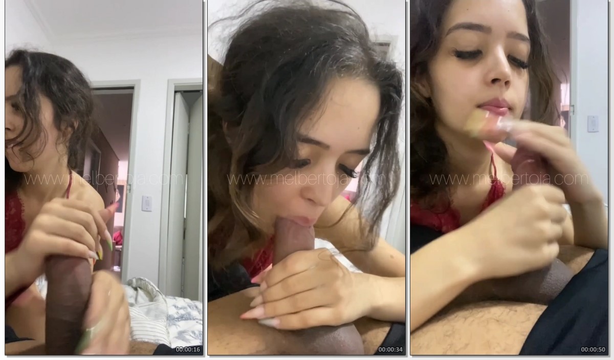 Adolescente masturbando um cara bem pauzudo e fudendo gostoso oral