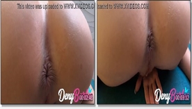 Deny Barbie, a ex-participante do concurso Miss BumBum, sendo penetrada enquanto exibe seu corpo