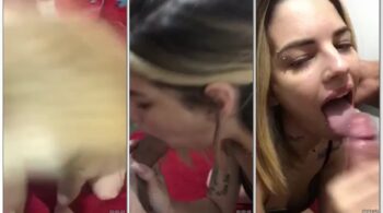 Raissa Avanzo fazendo um oral caprichado em um dote avantajado