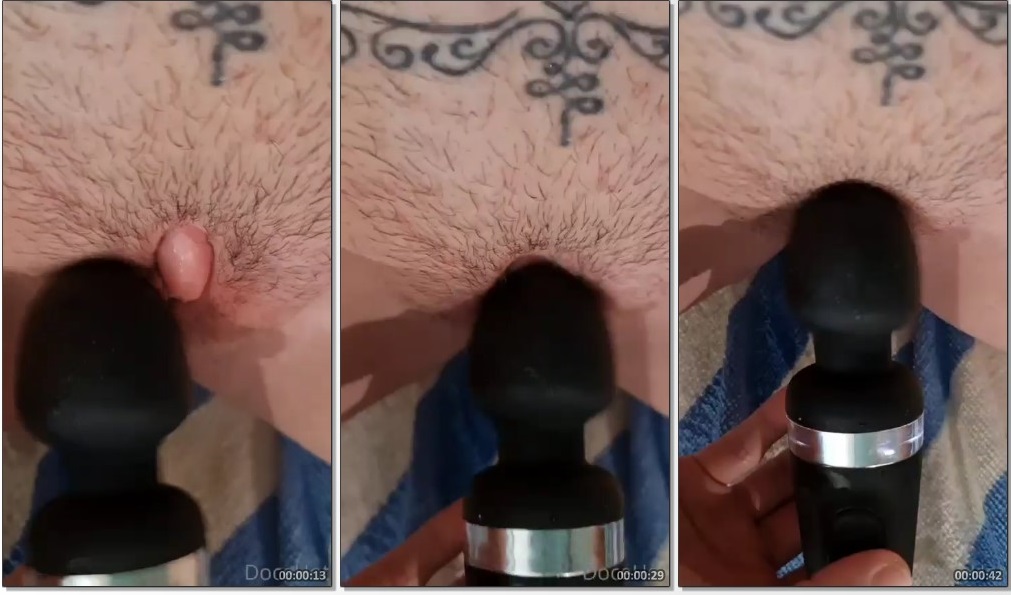 Hot Sweet gemendo de prazer enquanto utiliza um vibrador em sua buceta com muito desejo