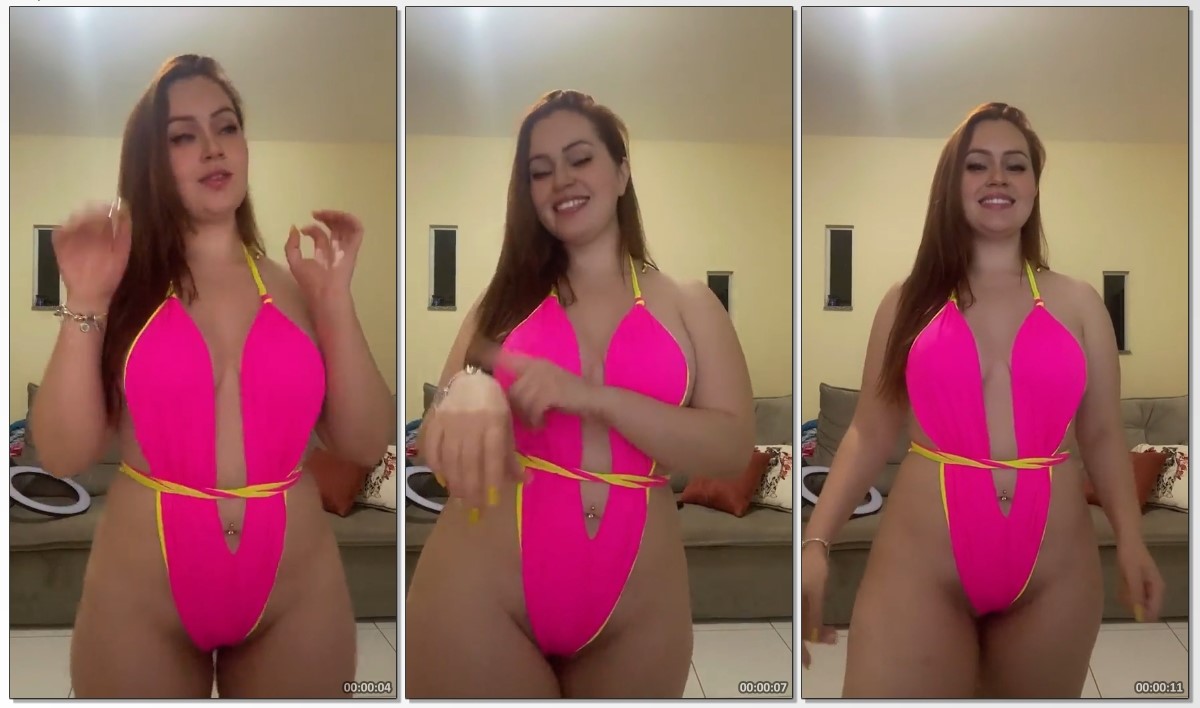 Fabricia Freitas arrasa no seu perfil do TikTok com seus vídeos dançando, mostrando toda sua sensualidade e simpatia