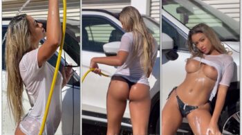 Karlyane Menezes toda sensual, exibindo as teta de forma provocante e sedutora