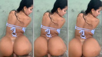 Steffy Moreno fudendo gostoso de quatro na praia em vídeo caseiro