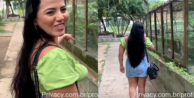 Deusa Madu, uma morena ousada, mostrando tudo para seu parceiro durante um passeio