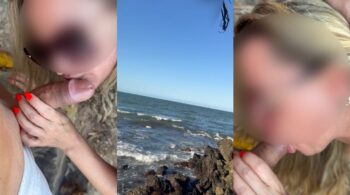 Vivi Temptation fudendo gostoso oral na praia com vontade