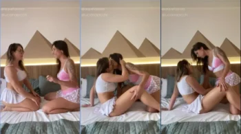 Sissa e Luciana Picchi foram flagradas juntas em um vídeo pornô lésbico do site Privacy