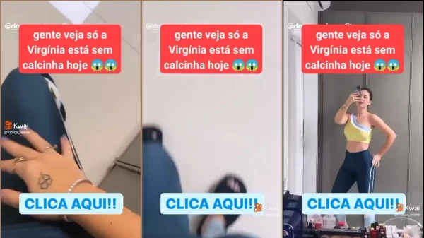 Virginia Fonseca teve um vídeo amador vazado no Instagram