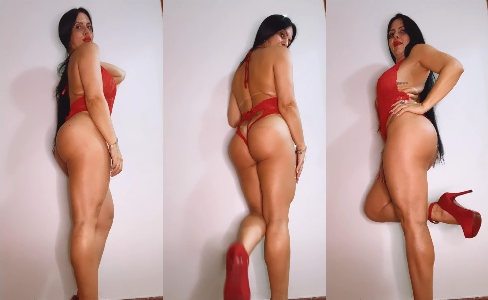 Luciana Pavanin, mulher maravilhosa, exibindo sua bela bunda